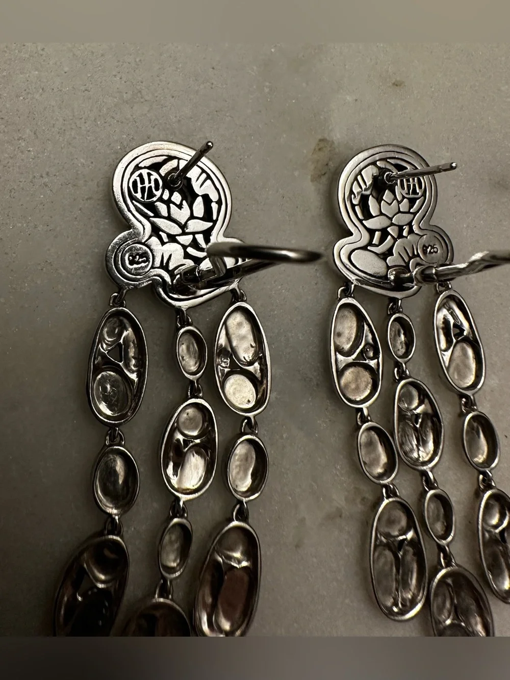 John Hardy Kali Menari Chandelier Earrings